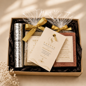 Savvia Presença — Kit Presenteável | Linha Elegance